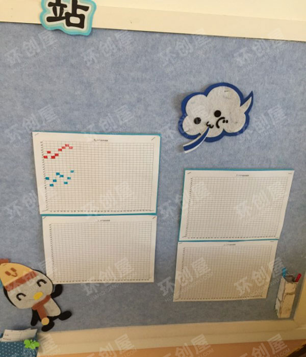 幼儿园可操作的天气预报墙图片