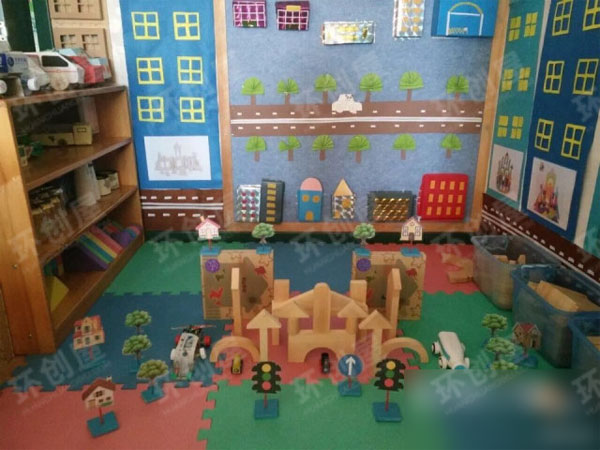 幼儿园爱上建构区图片