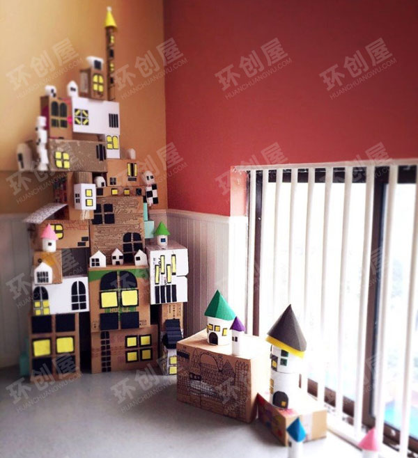 幼儿园建构区小小建筑师图片