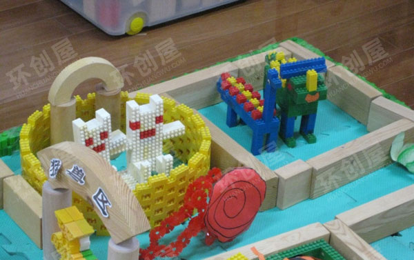 幼儿园建构区动物园图片