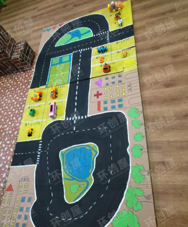 幼儿园建构区马路图片