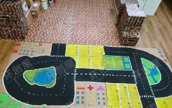 幼儿园建构区马路图片