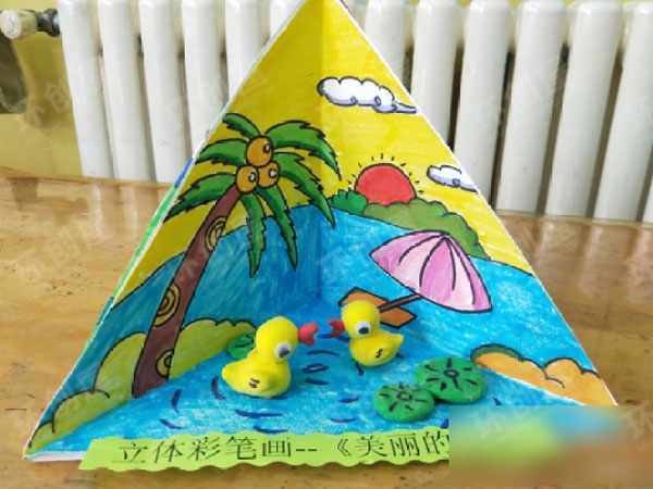 幼儿园美工区立体绘画图片