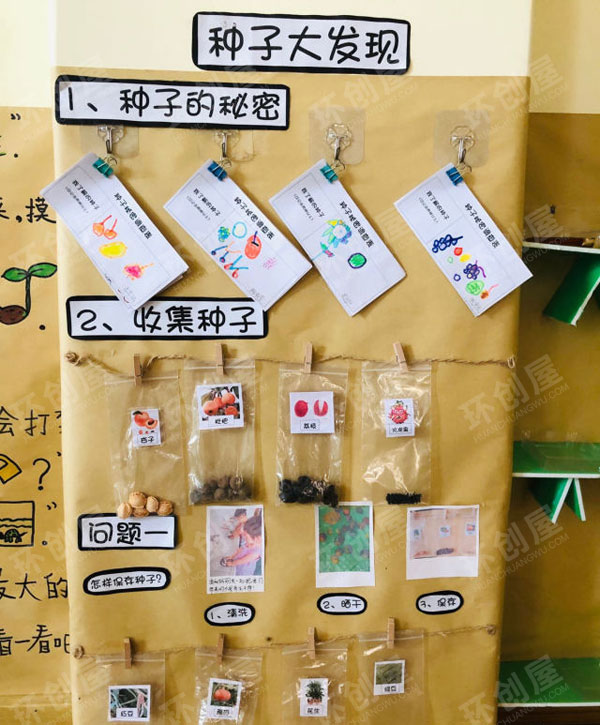 幼儿园科学环创生物发现图片