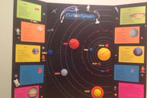 幼儿园科学区宇宙主题太阳系图片8张