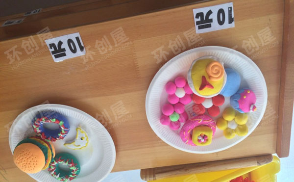 幼儿园角色区小吃一条街图片