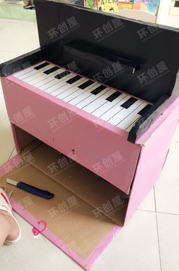 幼儿园表演区自制音乐器材图片