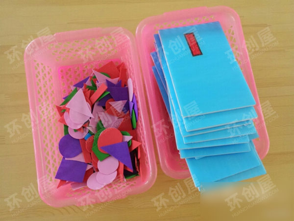 幼儿园益智区有趣的图形宝宝图片