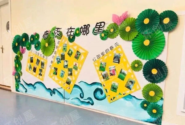 幼儿园走廊环创春天主题系列图片