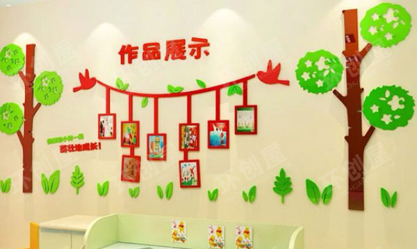 幼儿园照片墙主题墙图片