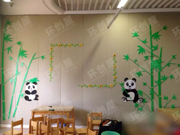 幼儿园各种风格墙面布置图片