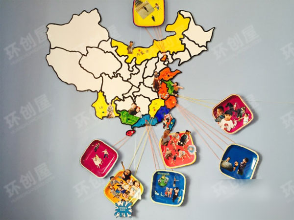 幼儿园中国风特色主题墙面布置图片