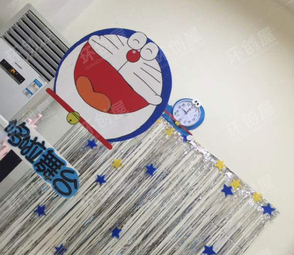 幼儿园哆啦A梦蓝胖子墙面布置图片