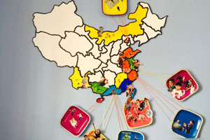 幼儿园中国风特色主题墙面布置图片8张