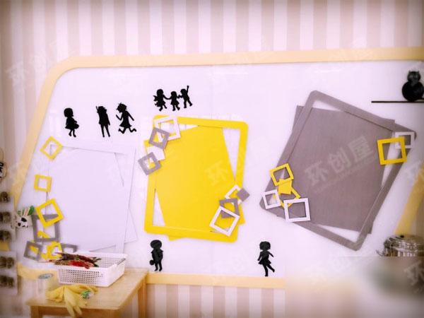 幼儿园各种风格墙面布置图片