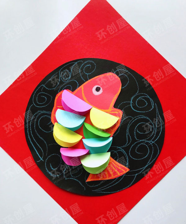 幼儿园新年挂饰手工图片
