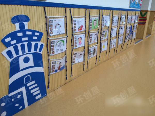 幼儿园地中海风格家园联系栏环创图片