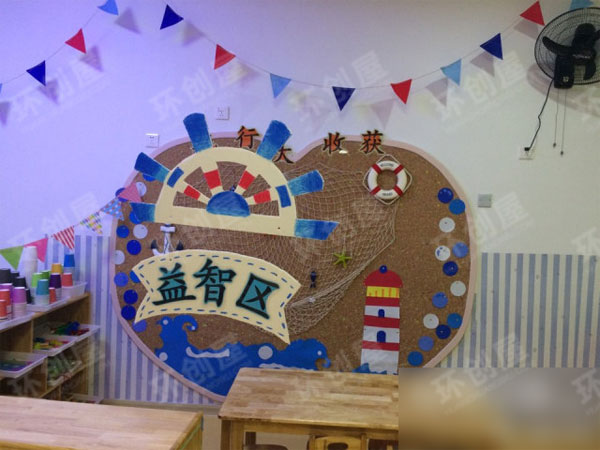 幼儿园地中海风格家园联系栏环创图片