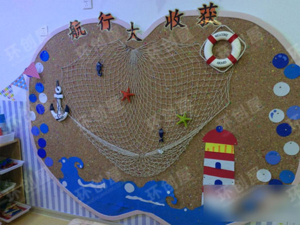 幼儿园地中海风格家园联系栏环创图片