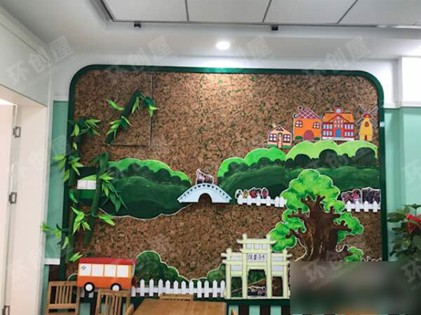 幼儿园美美的家乡整体环创图片