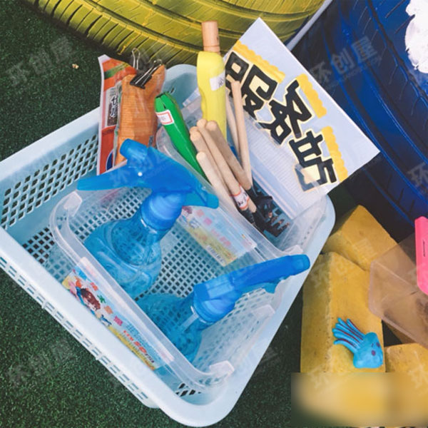 幼儿园自然角户外环创图片