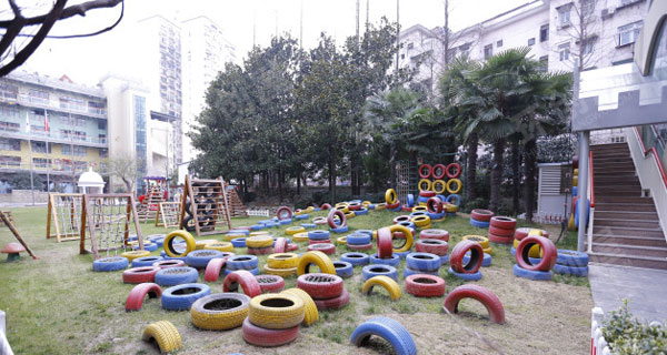 幼儿园户外环境布置图片