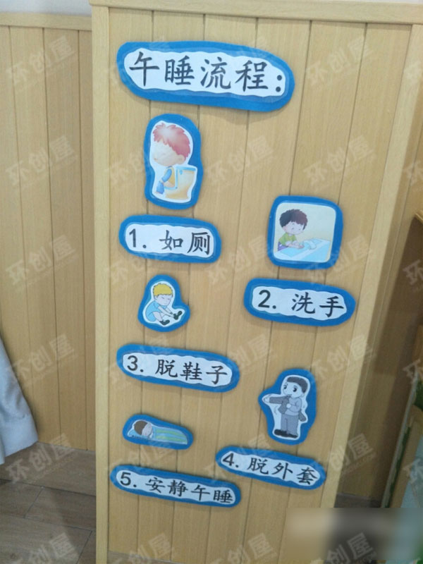 幼儿园生活区流程表图片