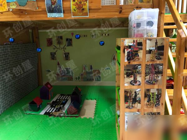 幼儿园建构区废物利用环境创设图片