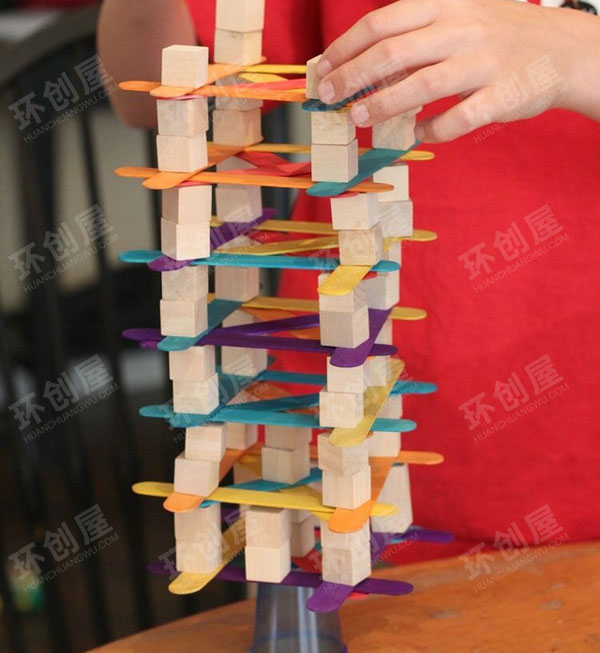 幼儿园建构区拼搭活动图片
