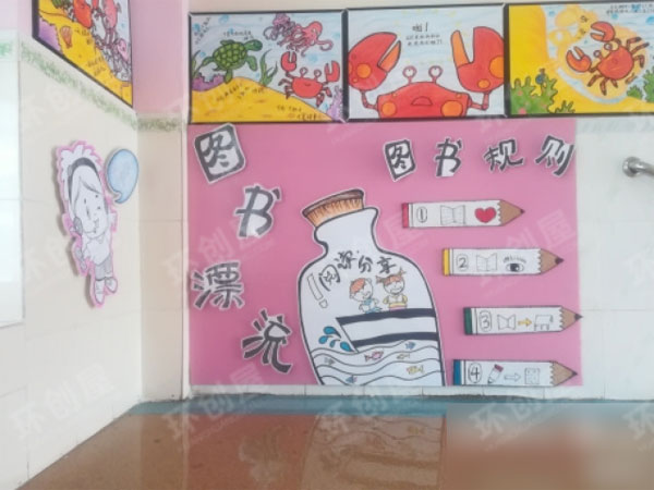 幼儿园阅读区装饰图片