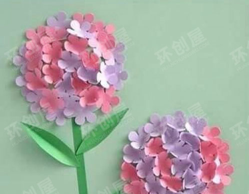幼儿园美工区纸花艺术图片