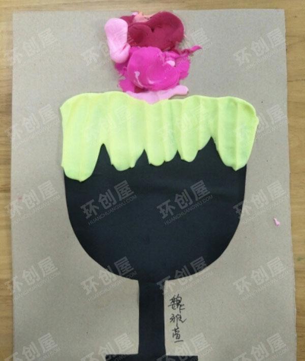 幼儿园美工区夏天冰淇淋图片