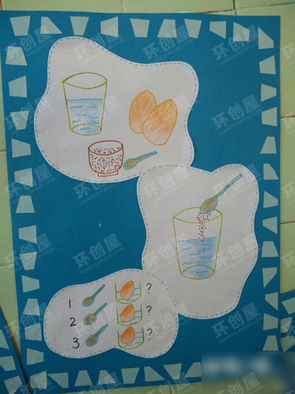幼儿园科学区乌鸦喝水流程图图片