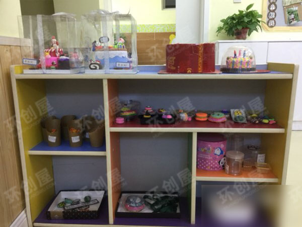 幼儿园角色游戏蛋糕店图片