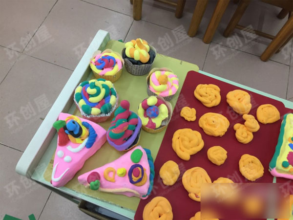 幼儿园角色游戏西式糕饼图片