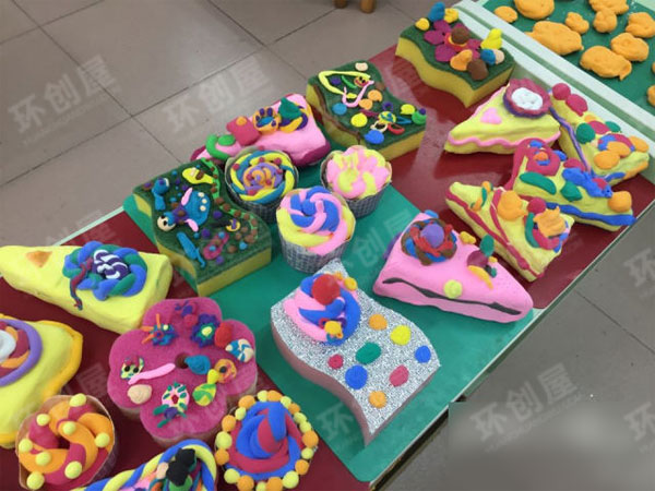 幼儿园角色游戏西式糕饼图片