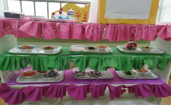 幼儿园角色区蛋糕店图片
