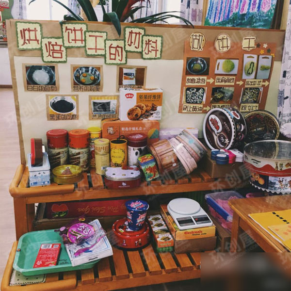 幼儿园角色区曲奇店图片
