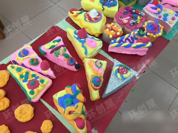 幼儿园角色游戏西式糕饼图片