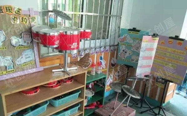 幼儿园音乐区自制乐器图片