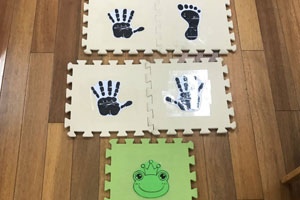幼儿园综合环创巧用地垫子图片3张