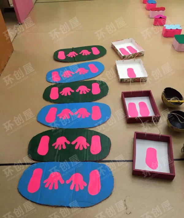 幼儿园综合环创废物利用体育器械图片