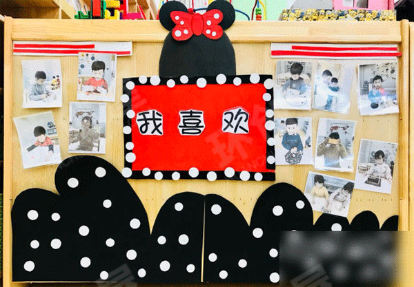 幼儿园米奇风环创主题墙图片