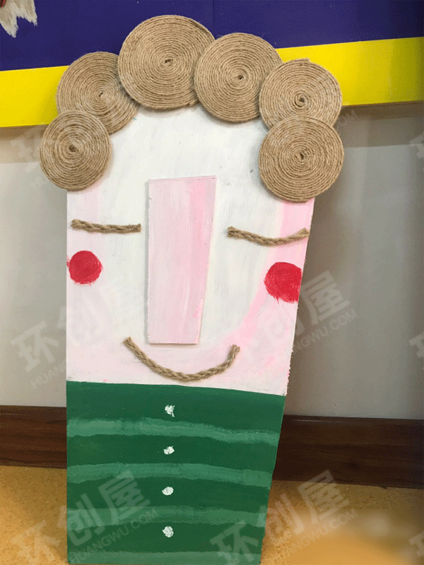 幼儿园墙面布置木偶图片