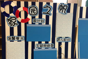 幼儿园家园联系栏地中海风格图片6张