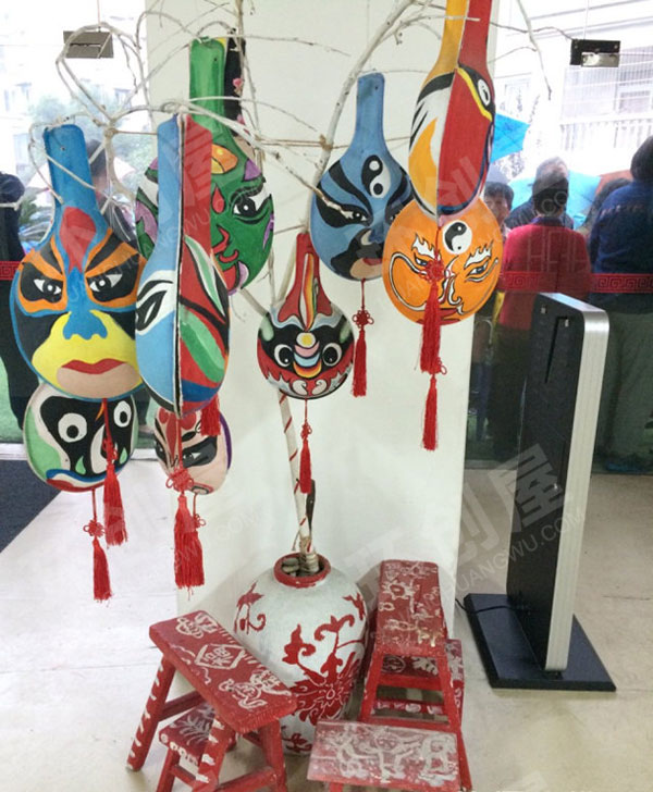 幼儿园中国风作品展示图片