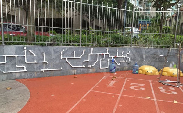 幼儿园户外环游戏区域图片