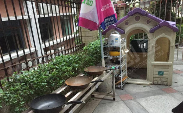 幼儿园户外环游戏区域图片