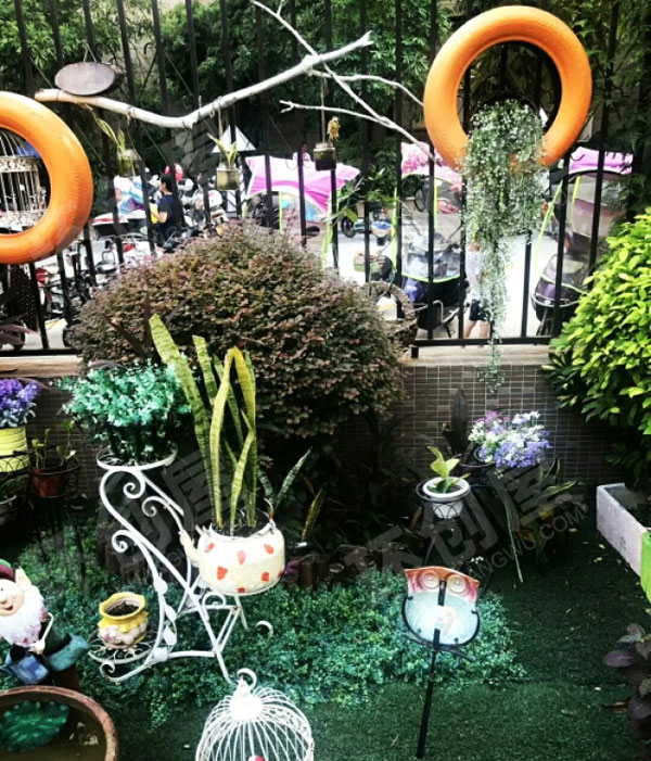 幼儿园户外植物角环创图片