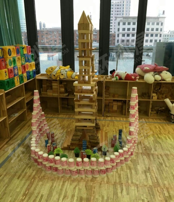 幼儿园老师们的建构作品图片